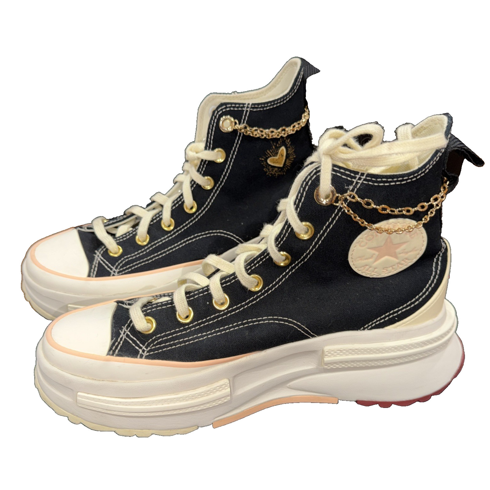 Converse Run Star Legacy CX Valentine Gold Chain Platform W9 M7.5 A05137C