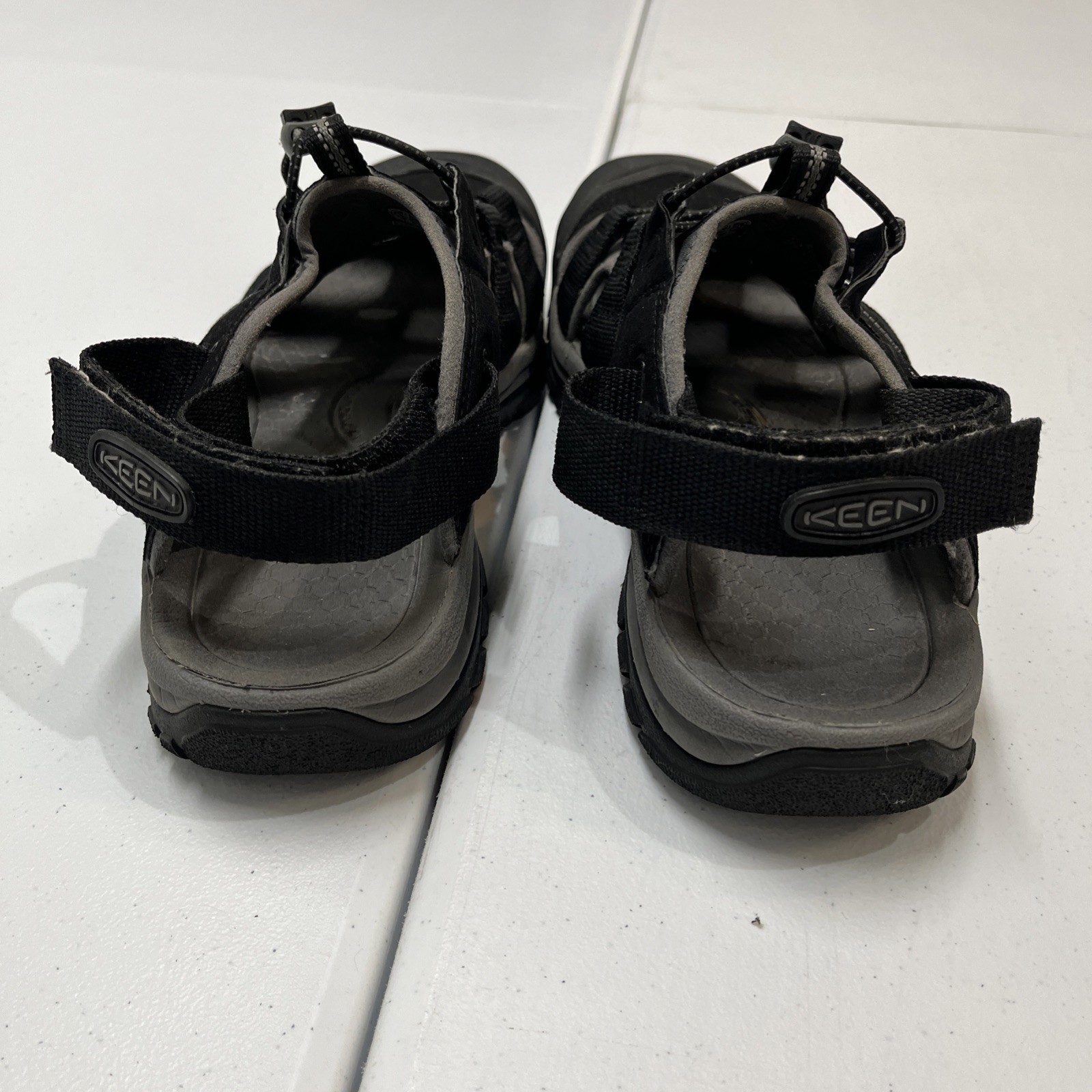 Keen Rapid H2 Water Sandal Black Steel Gray Size 12 Hiking Outdoor Grip Comfort