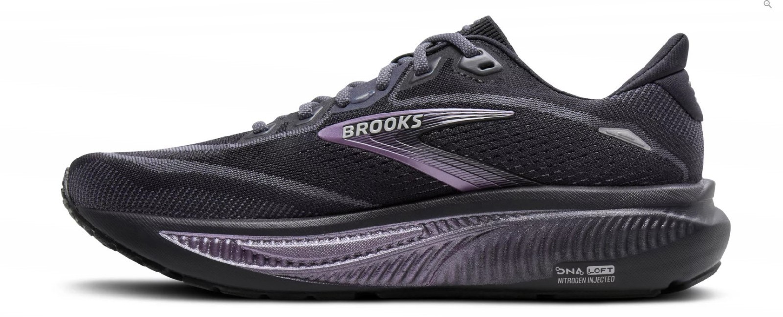 Brooks Women’s Ghost 18 Running Shoes, Ebony/Folkstone/Metallic (NEW)