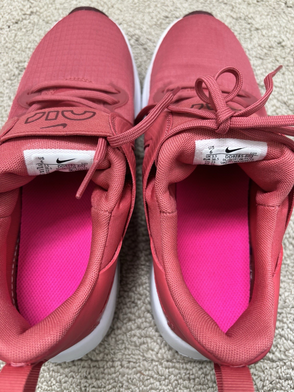 Nike Air Max Bella TR 5 Adobe Red Pink Mesh Sneakers DD9285-602