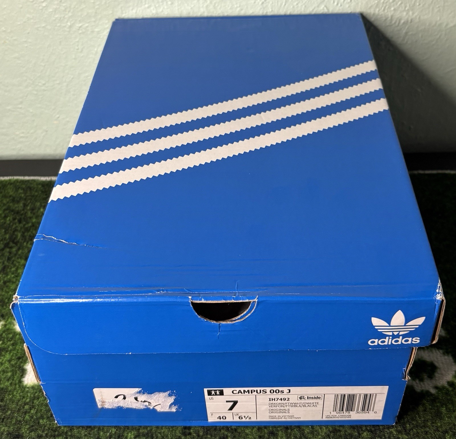 US Youth 7/Women’s 8 – Adidas Campus 00s J “Dark Green White Gum” IH7492
