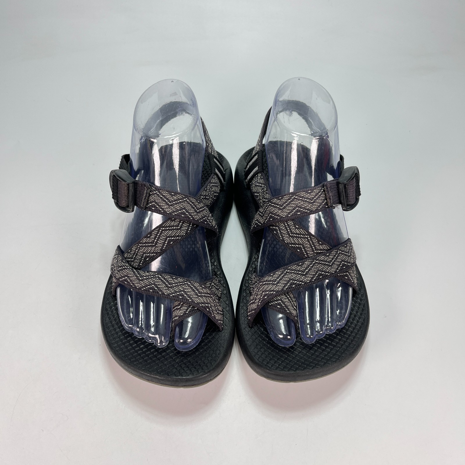 Chaco Z Cloud 2 Black Gray Chevron Outdoor Hiking Sport Sandals Women’s Size 6