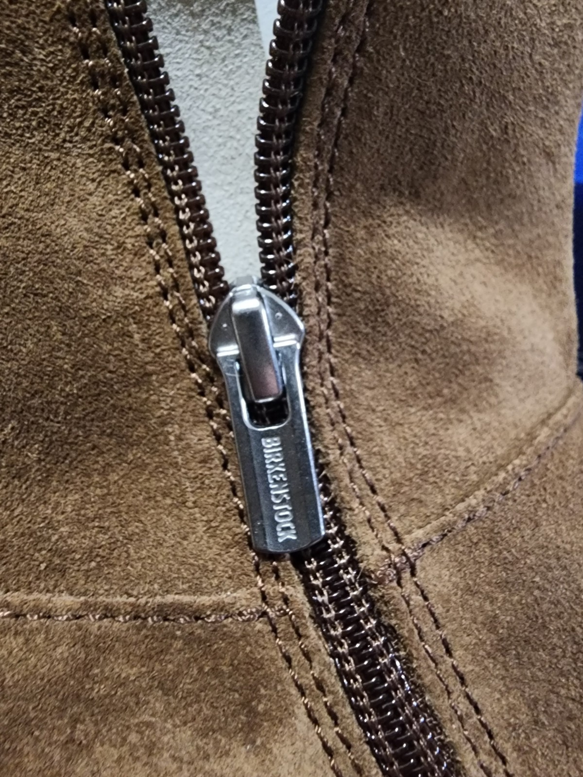 Birkenstock Uppsala Zip Shearling Boots Dark Tea US 10 EUR 41 Regular Wide NEW