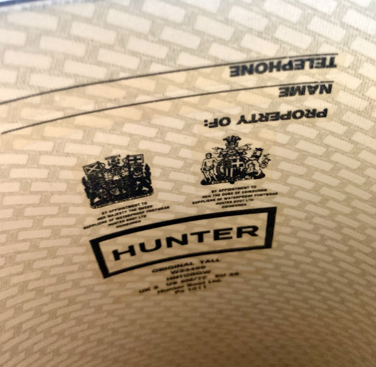 Hunter Original Tall Rubber Rain Boots Black Women’s US 6 M/7F Waterproof