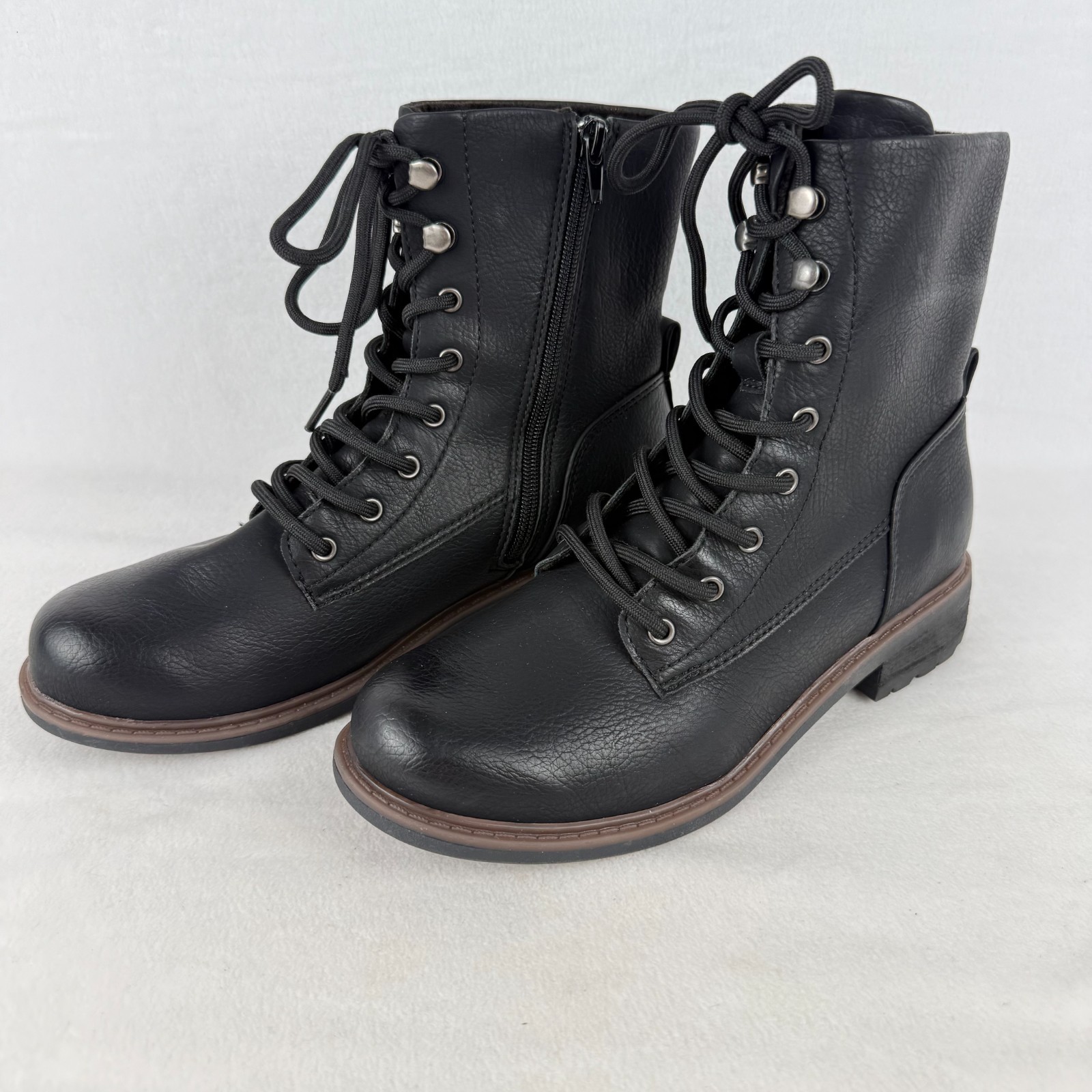 BOC Women’s Carter Boot, Black Leather, Size 8M, Used / Good
