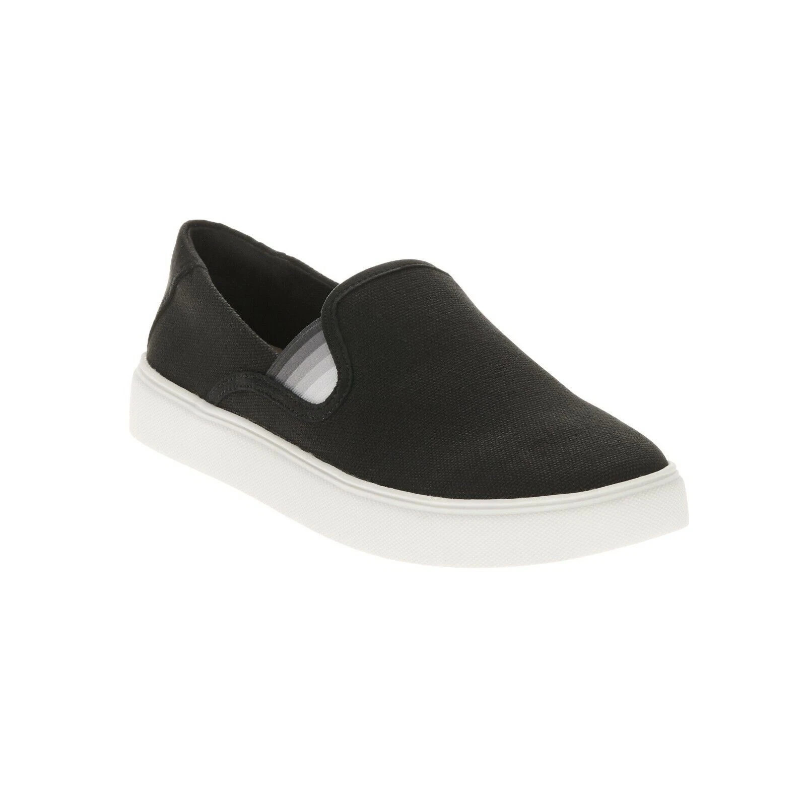 New EV1 from Ellen DeGeneres women’s slip on canvas sneaker shoes black 7.5 M