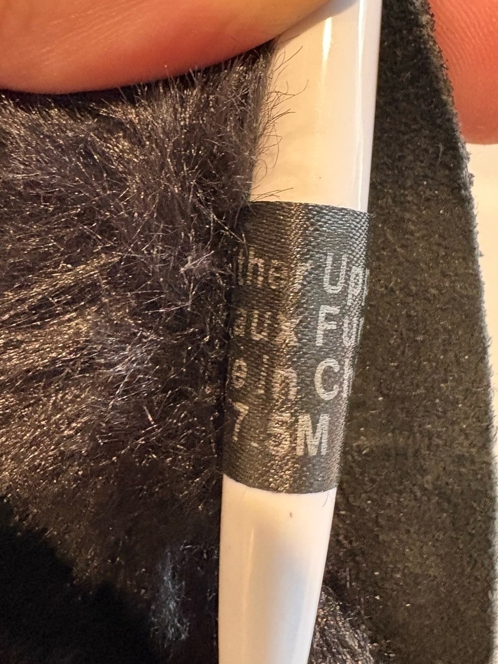 J/Slides Wells boots – faux fur botties in black. Size 7.5