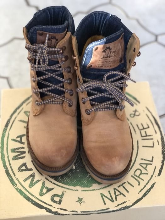 Women Panama Jack Boots Brown Nubuck 39 #2N6W
