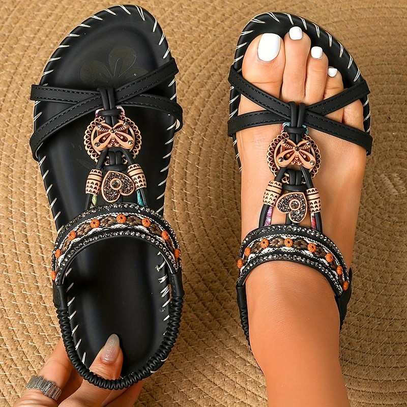 Dressy Flat Women’s Sandals Non-Slip Outdoor Beach Party Summer Casual Gift GF