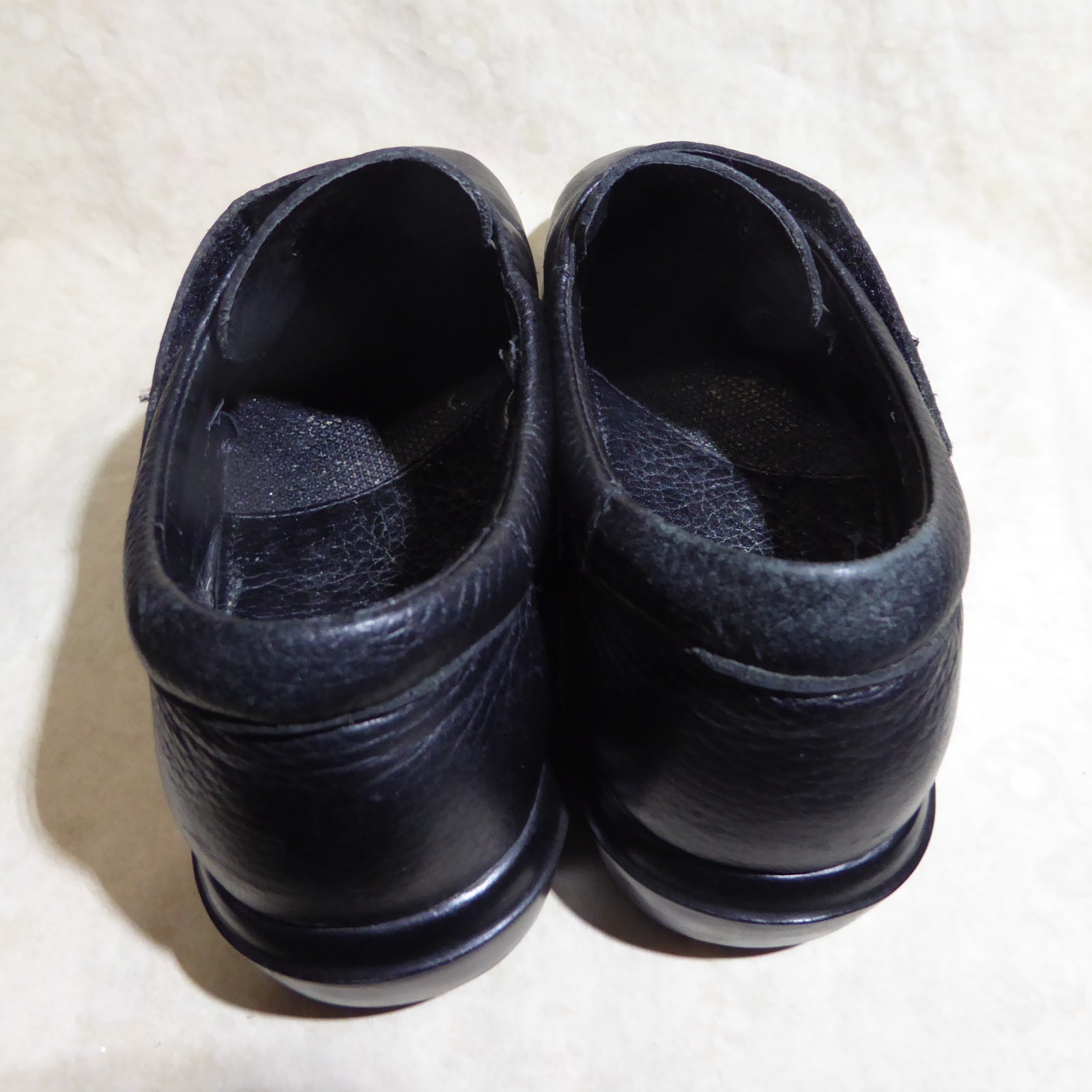 🩰 Propet Monk Strap Slip-On Comfort Loafers sz 9 M Rich Black Leather