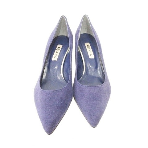 DIANAGood Condition Suede Heel Pumps Made in Japan 24.0cm Purple ■YHS7