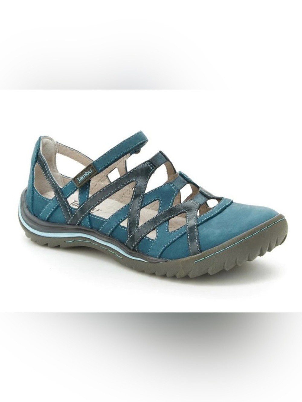 Jambu Tangerine Flats Strappy Memory Foam Footbed Women’s 8M