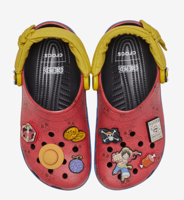 Crocs One Piece Luffy Classic Clog Unisex Casual Sandals Lifestyle Slipper NWT