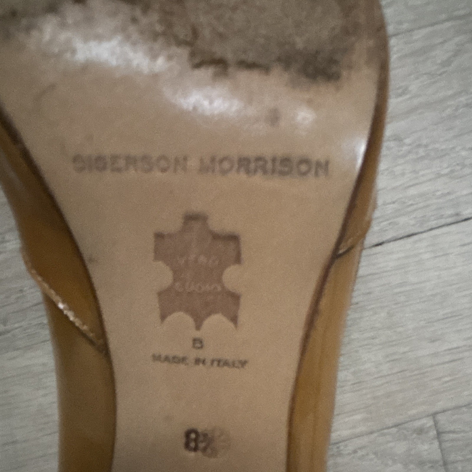 Sigerson Morrison Women’s Brown Leather Pointed Toe Stiletto Pumps 8