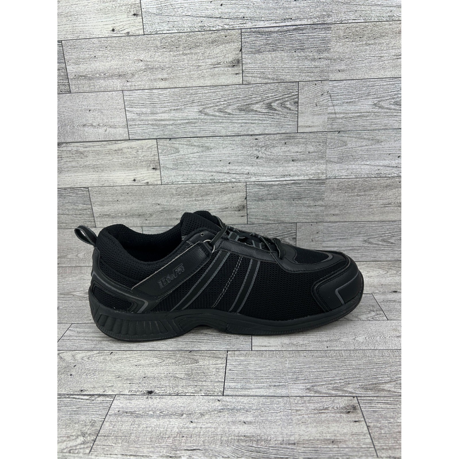 Orthofeet BioFit 911 Women 11.5D Black Lace Up Comfort Walking Shoes Sneakers