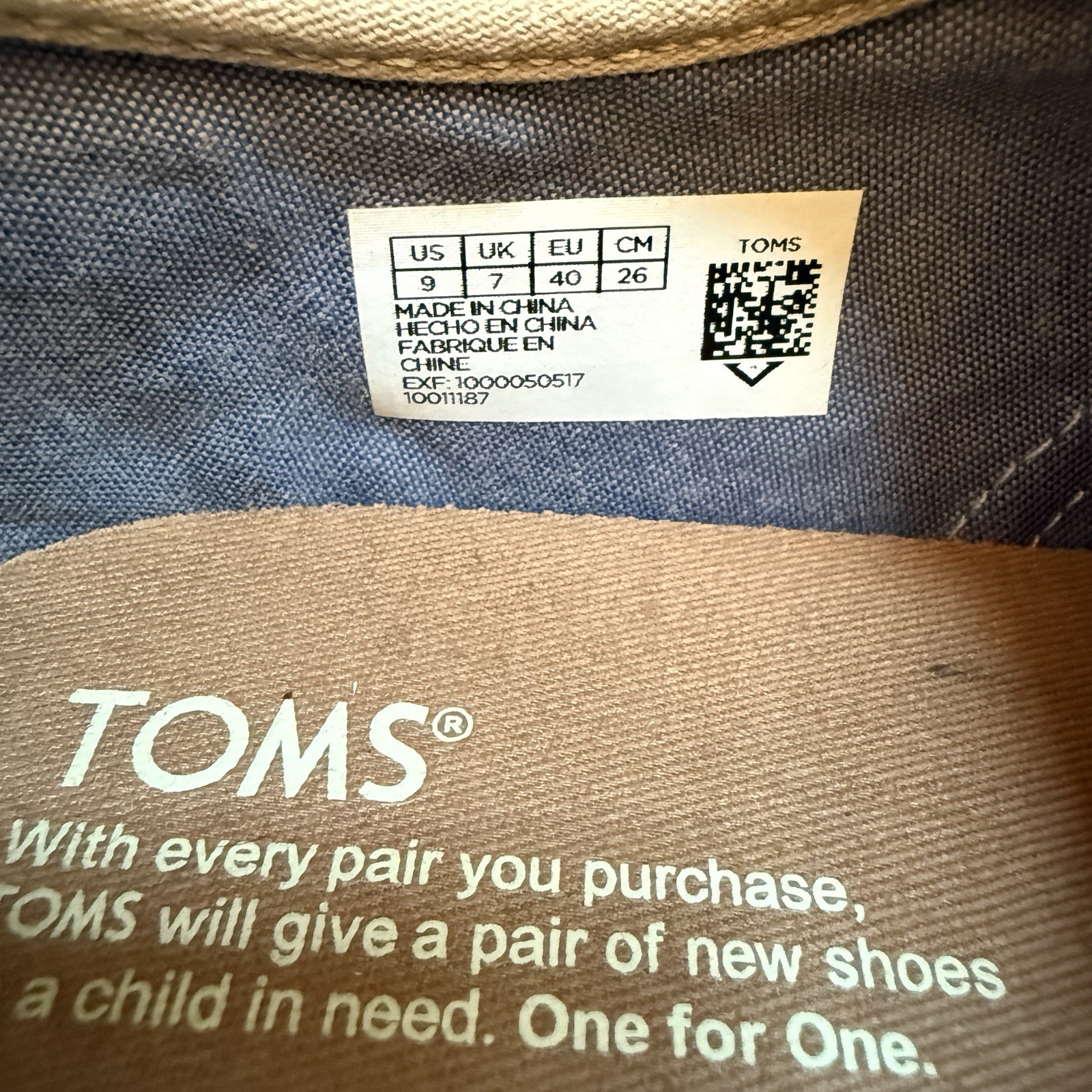 TOMS Del Rey Casual Sneaker Tan w Gold Sheen Leather Heels Women’s Sz 9