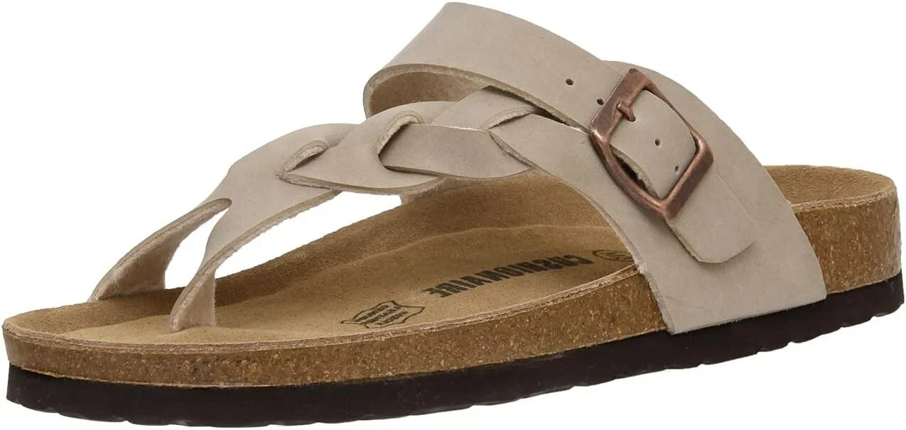 Cushionaire Libby Cork Foobed Sandals