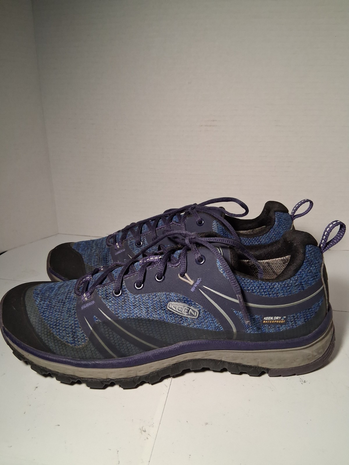 KEEN Terradora Waterproof Low Sneakers Blue Womens Shoes Size 8.5 Hiking
