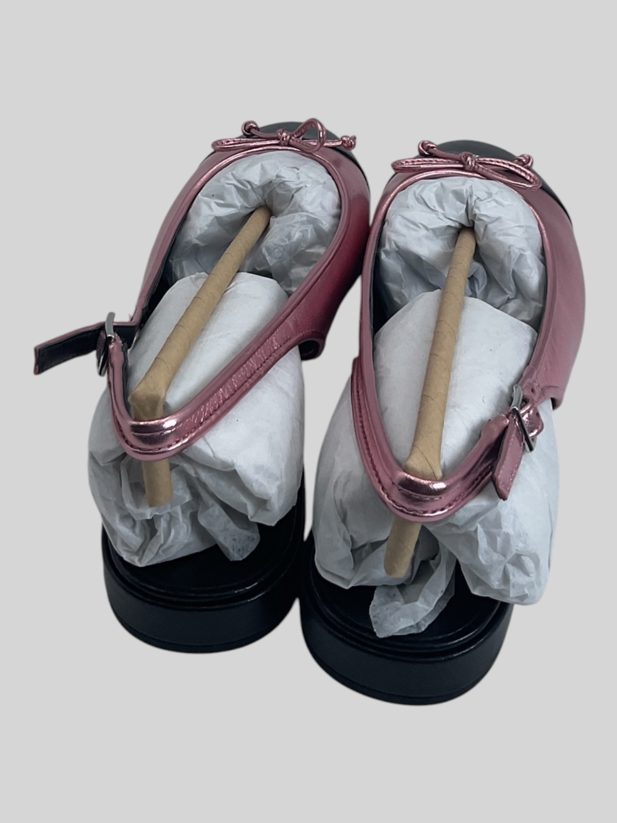 Tory Burch Capped Toe Women’s Size 5 Pink/Black Slingback Flats NIB