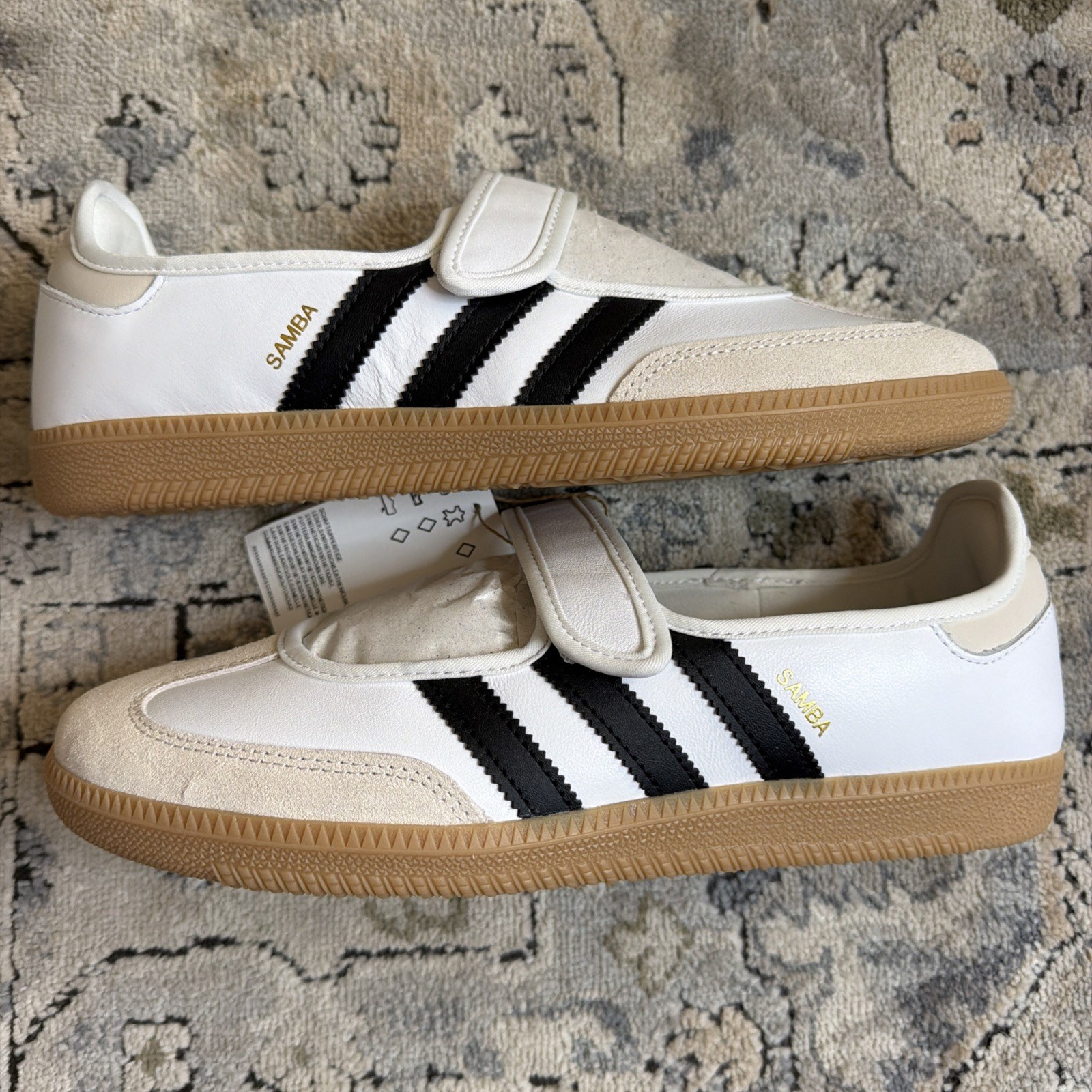 adidas Originals SAMBA JANE JR1402 Cloud White/Alumina Women’s Sneaker size 10