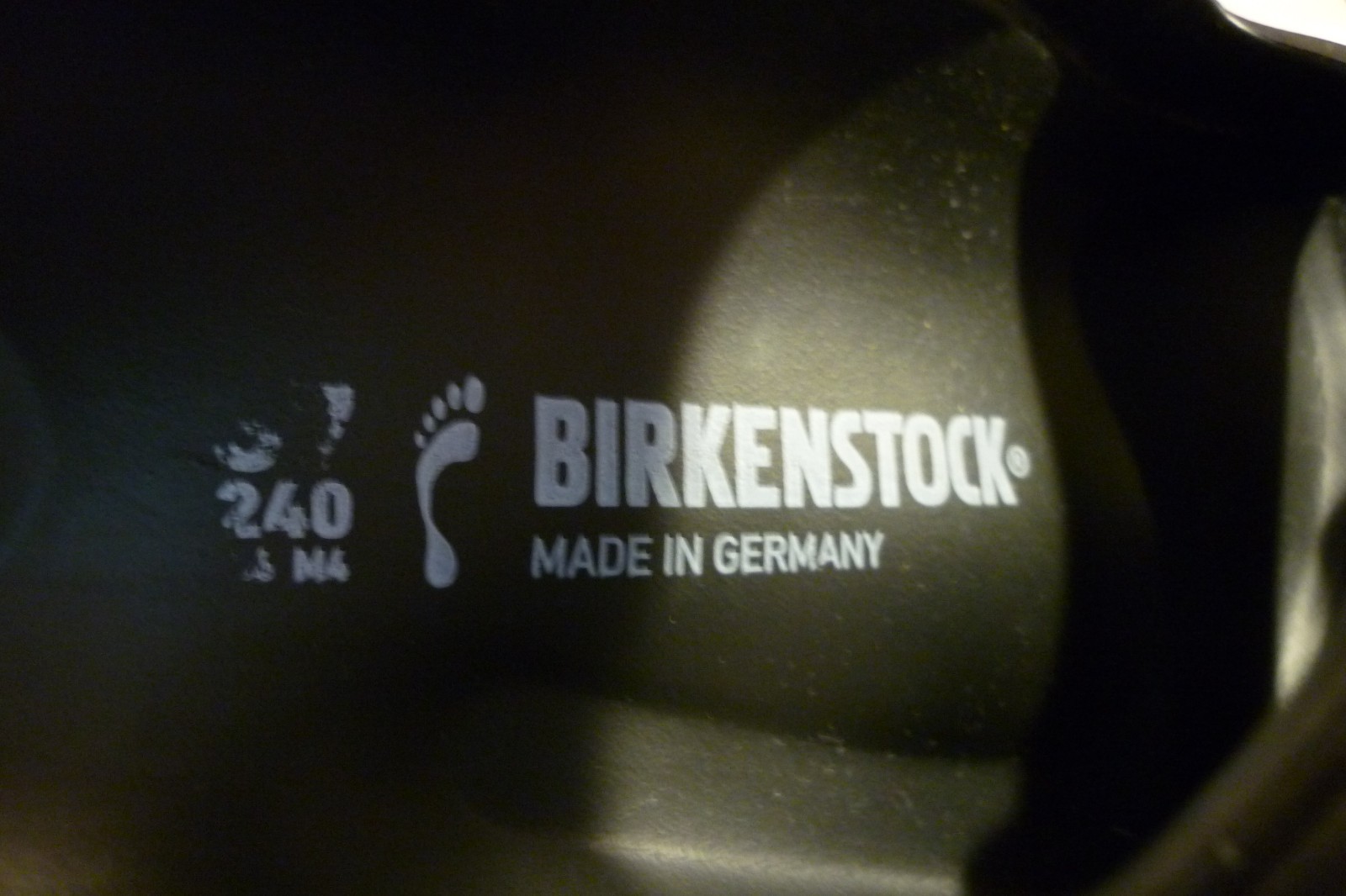 BIRKENSTOCK GERMANY SLIP ON BLACK SANDLES SIZE 6 EURO SIZE 37