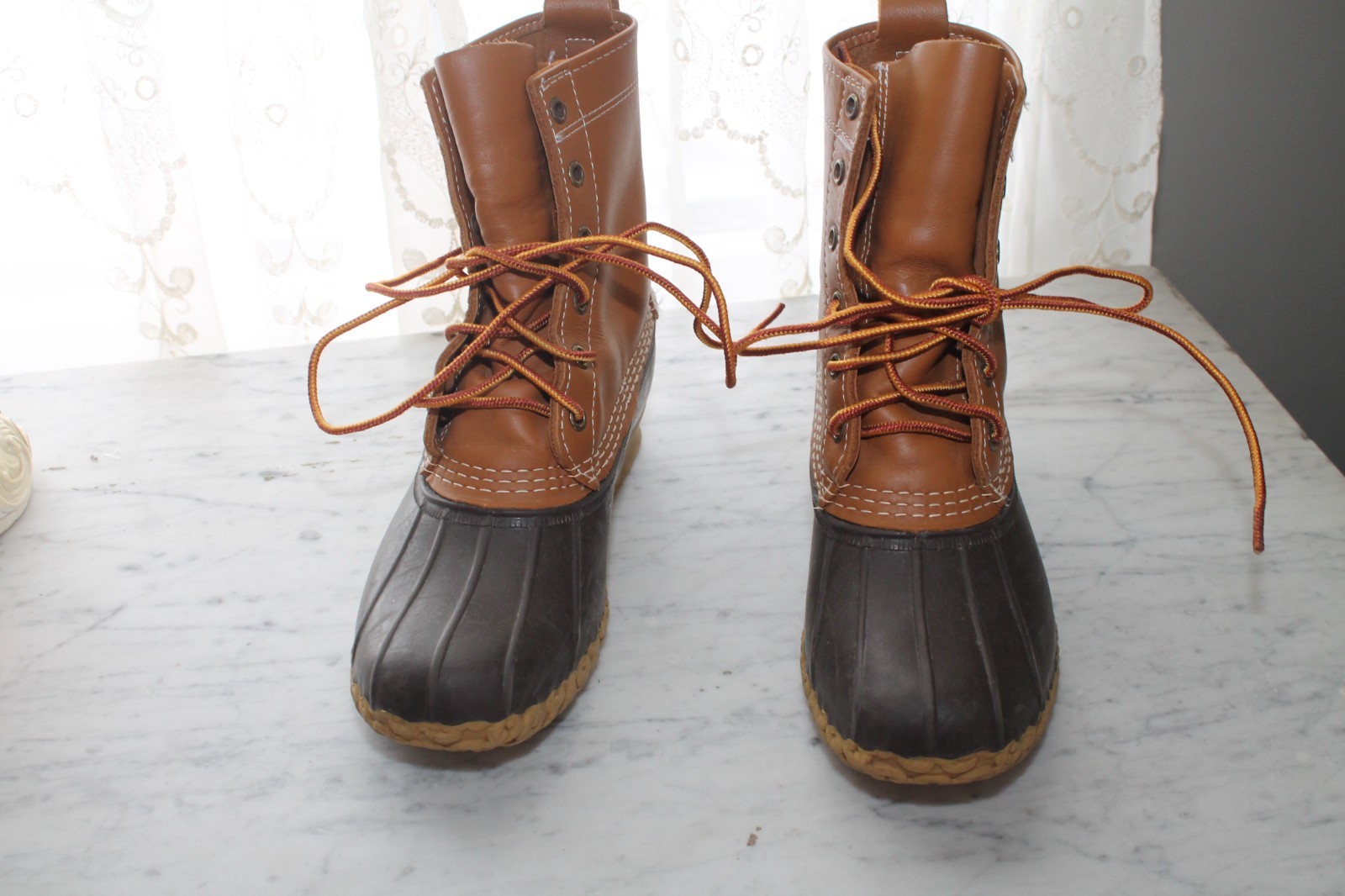 LL Bean Hunting Duck Boots Women’s 6 Narrow Unlined Old Money Ivy Style Preppy
