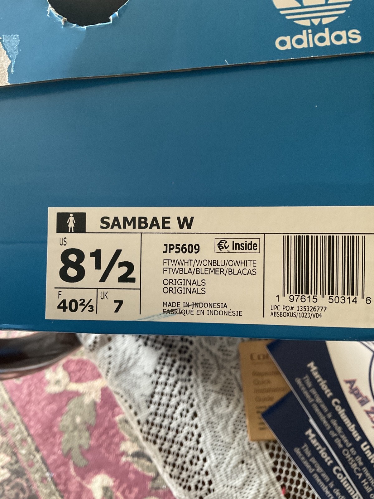 Size 8.5 – adidas Sambae w