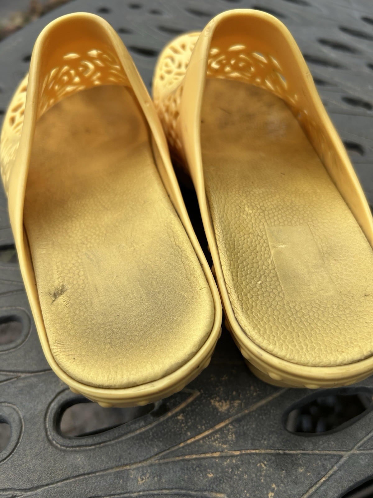 Dansko Women’s Yellow Floral Cut-Out Slip-On Clog Mule, US 8.5 EU 39
