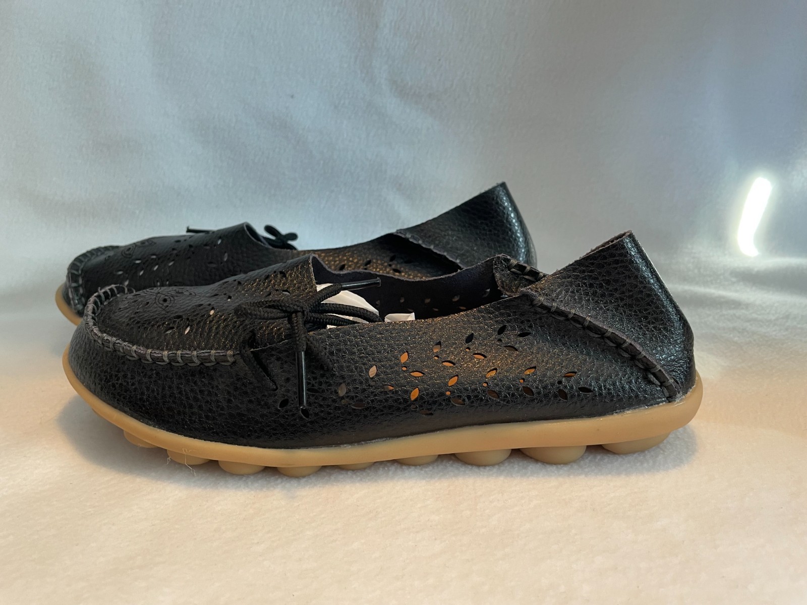 Kunsto Leather Loafers Slip On Size 40 US 9-91/2