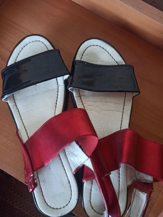 women heels multicolor faux leather 38