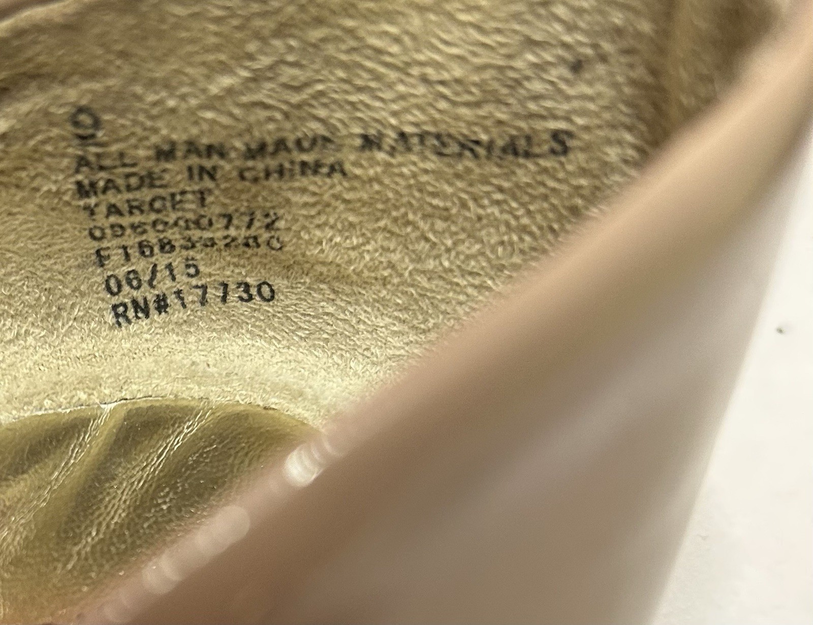 Xhilaration Target Patent Nude Beige Flats Size 9 EUC