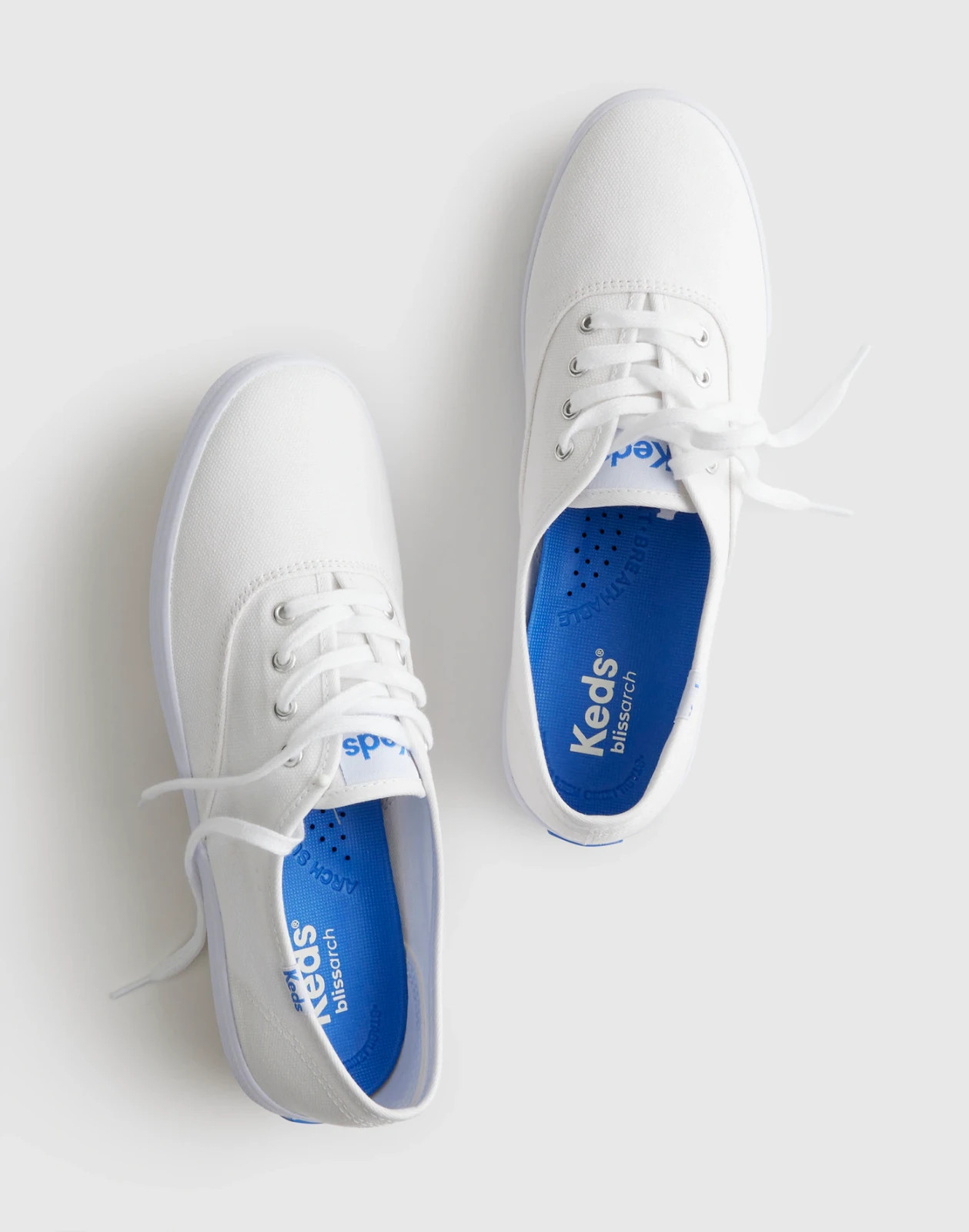 Keds Champion Canvas Sneakers Comfortable Casual Shoes Women’s, White, New