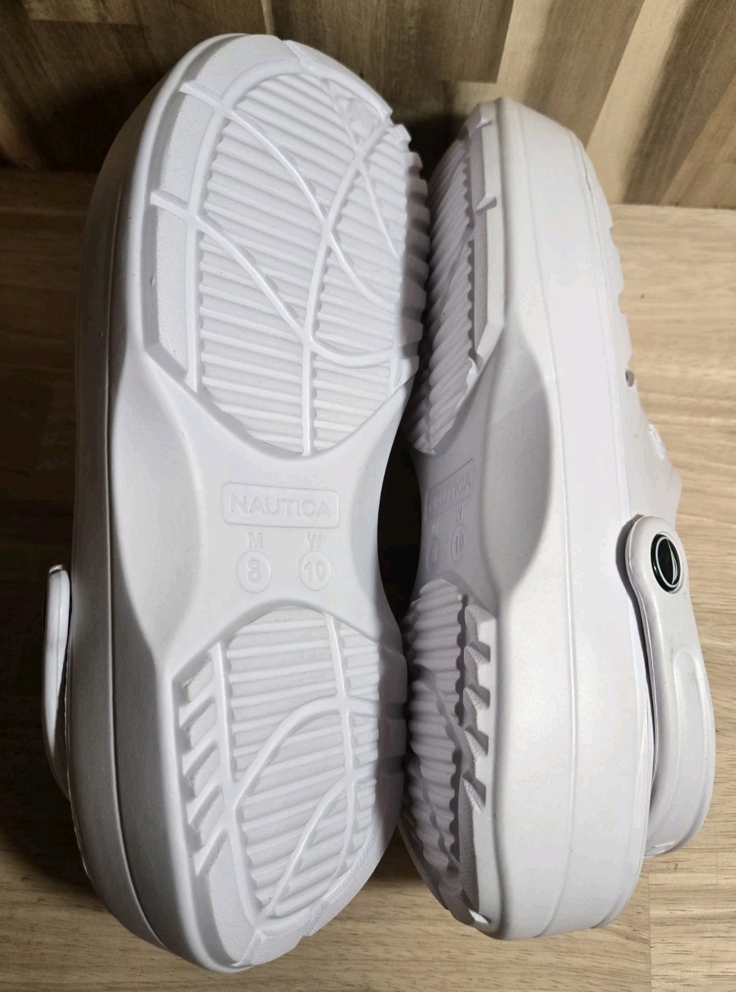 Nautica River Edge Eva White Clog/Slides Shoes Women’s 10 Unisex Men’s 8 FreeS&H