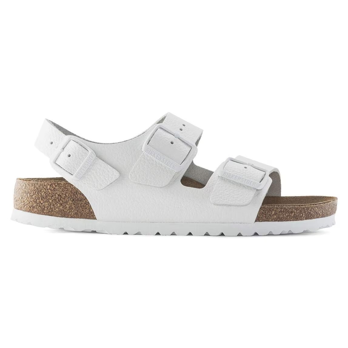 Birkenstock Milano BS Women’s Triples White Leather Sandals 4N (35 EU)