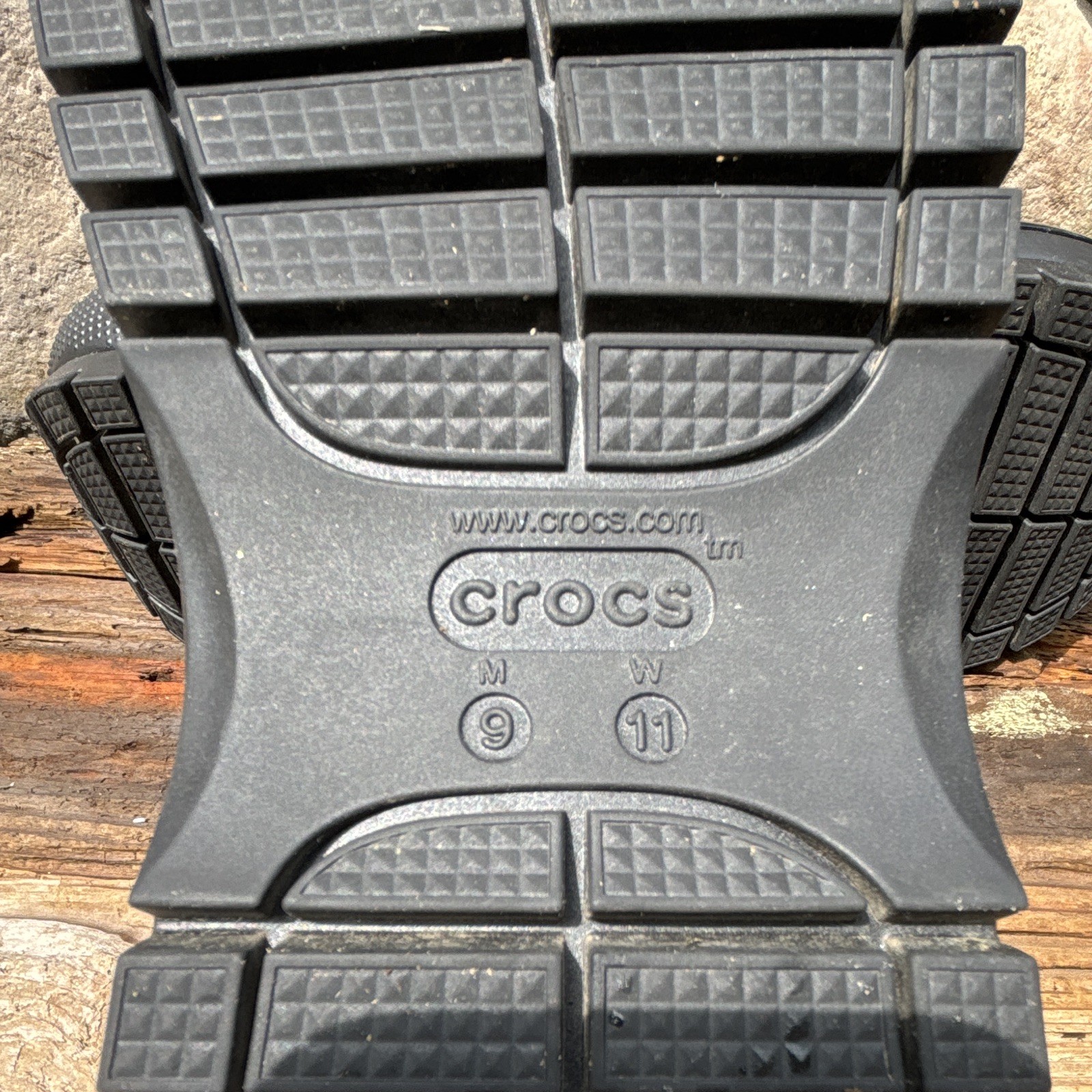 Crocs Mega Crush Platform Sandal Black Custom Jibbitz Unisex Punk Goth Style