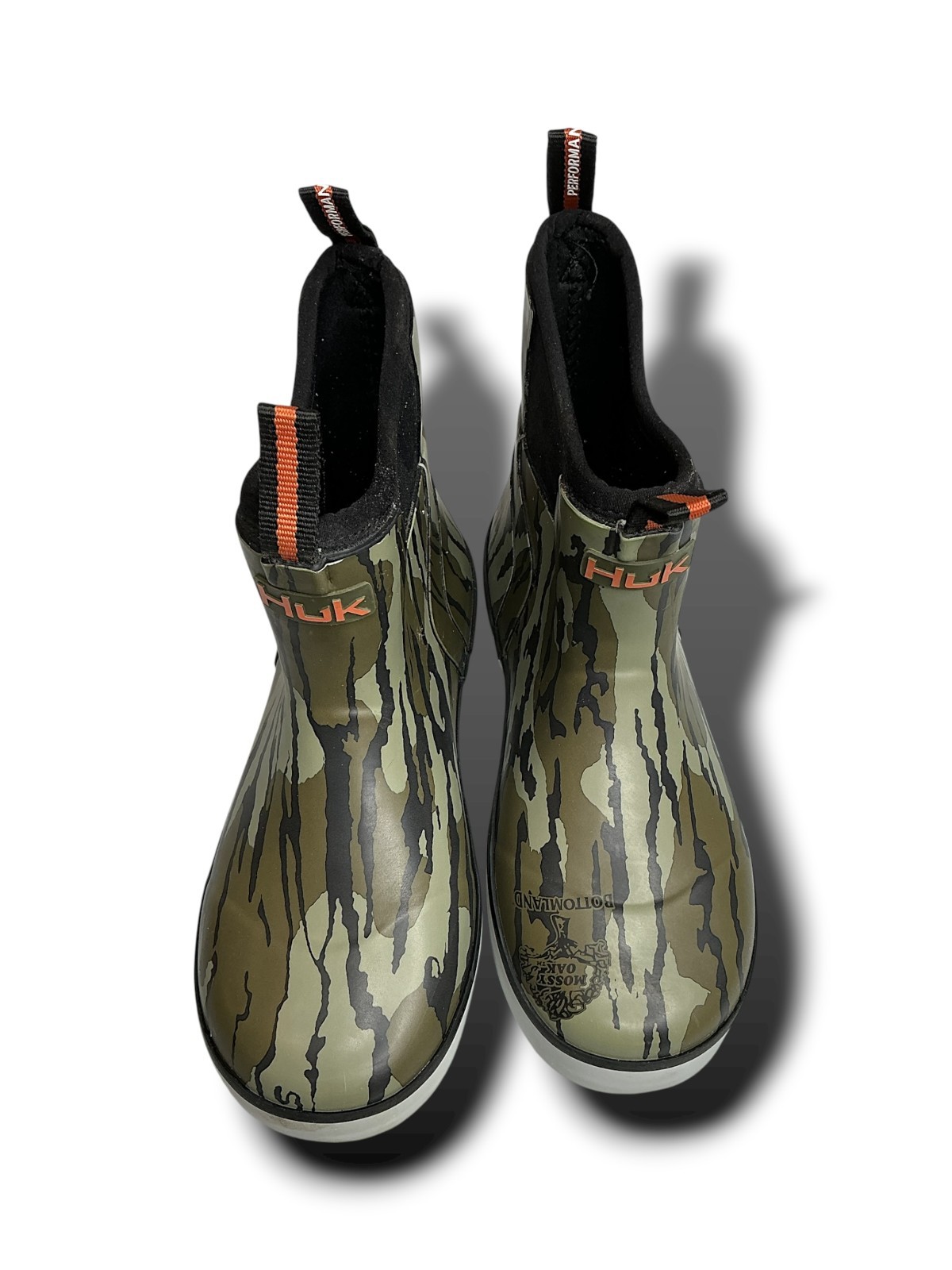 HUK Rogue Wave Boots Womens 5 Mossy Oak Original Bottomland Camo Waterproof $120