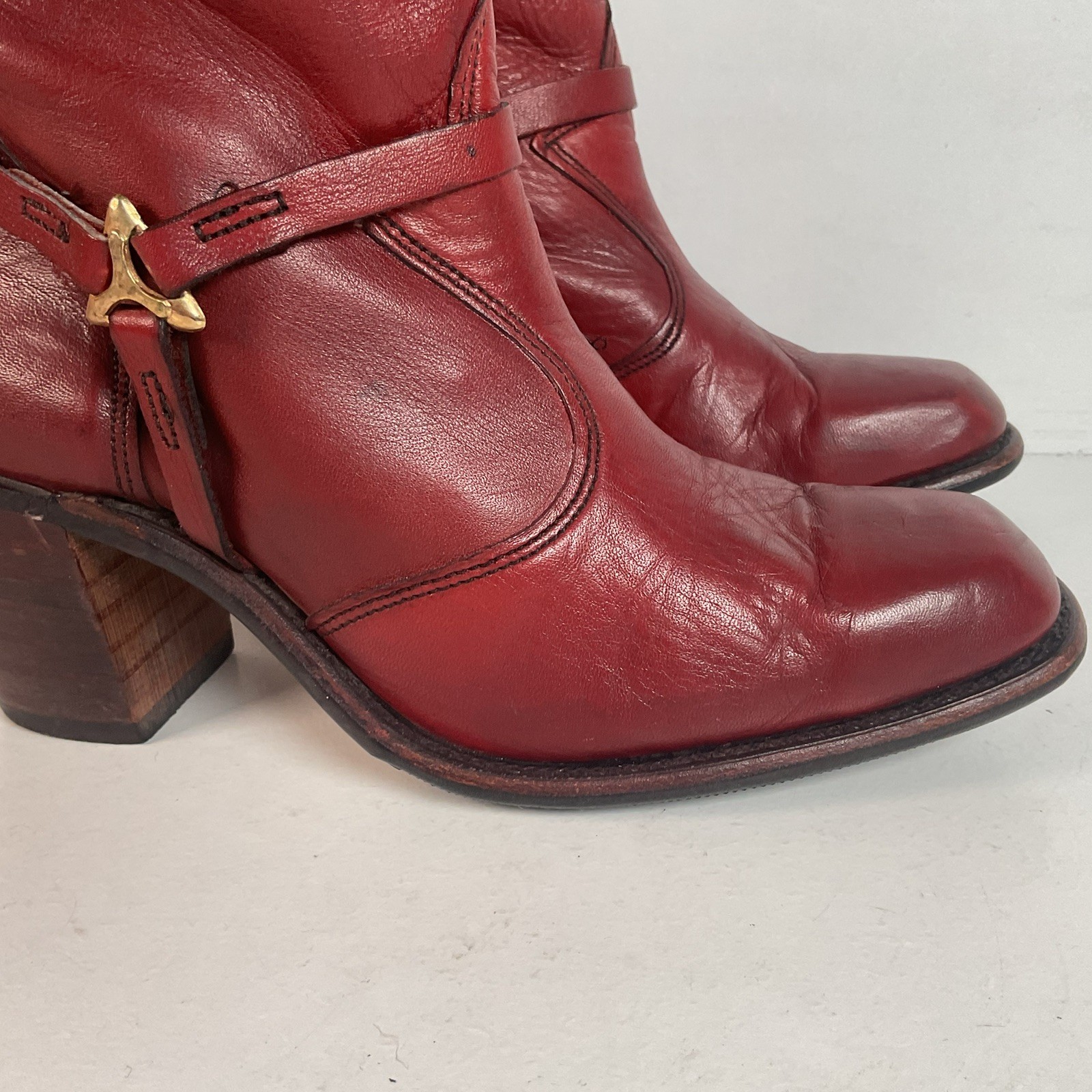 Vintage Wrangler Tall Western Harness Boots | USA Made | Women’s 7 M