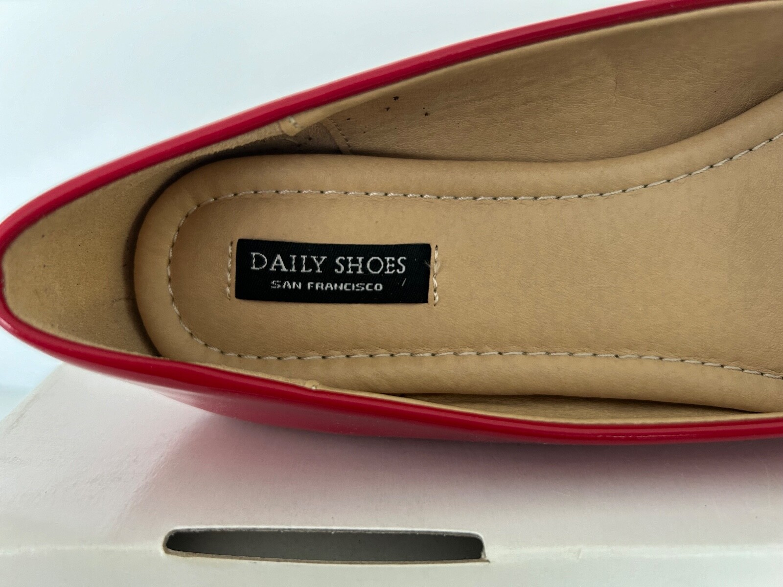 Daily Shoes San Francisco Wonens size 7, Cherry Red, New Never Worn