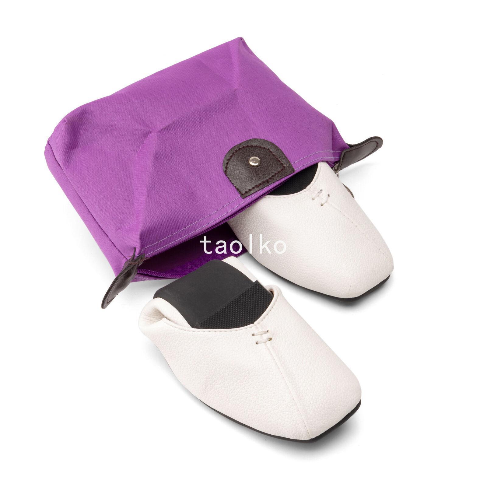Womens Slip On Flat Square Toe Soft Faux Leather Comfort Pumps Shoes Oversize