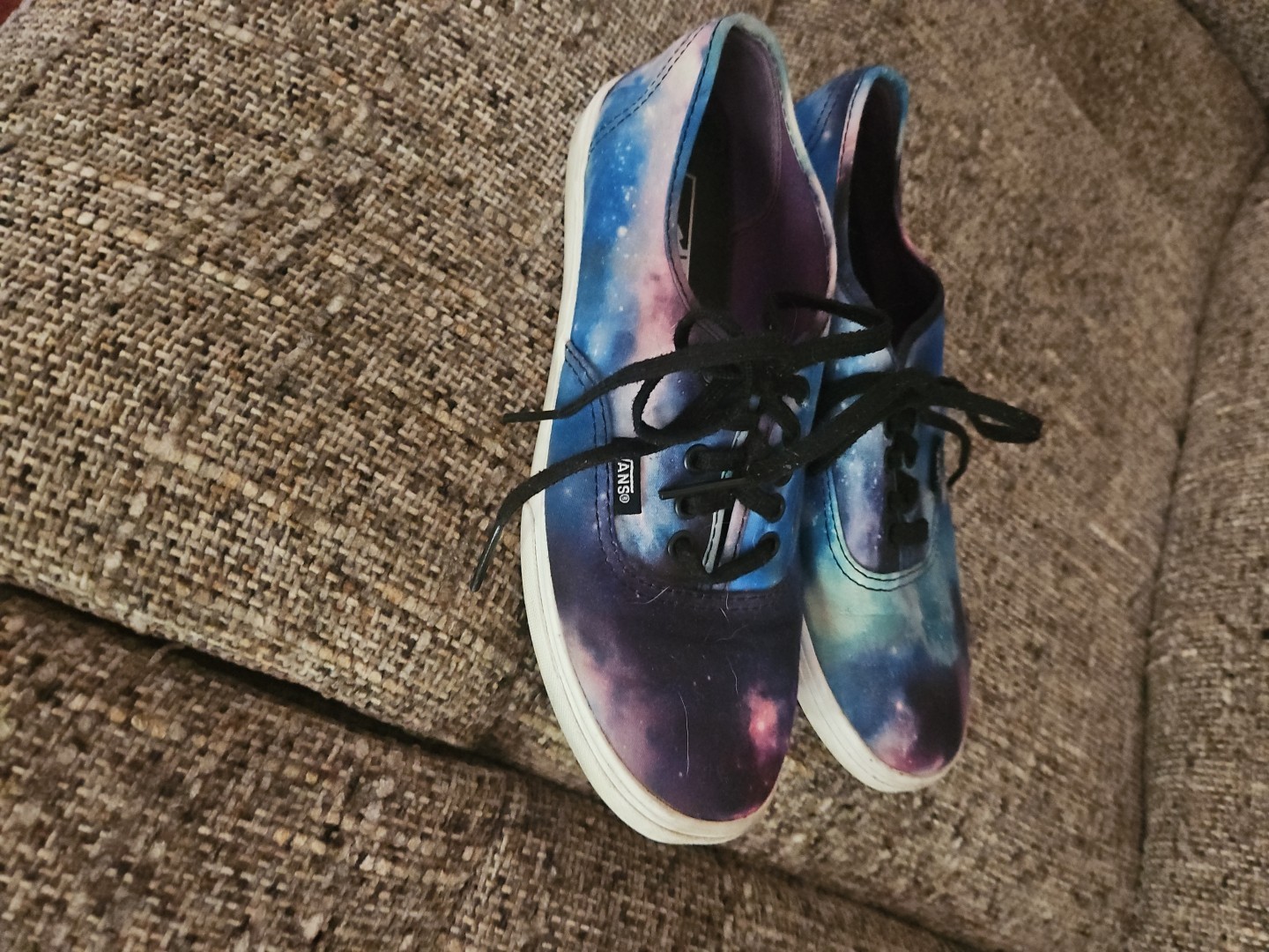 VANS Unisex Space Night Sky Tie-Dye Tennis Shoes Sz 7 Womens /Men’s Sz 5