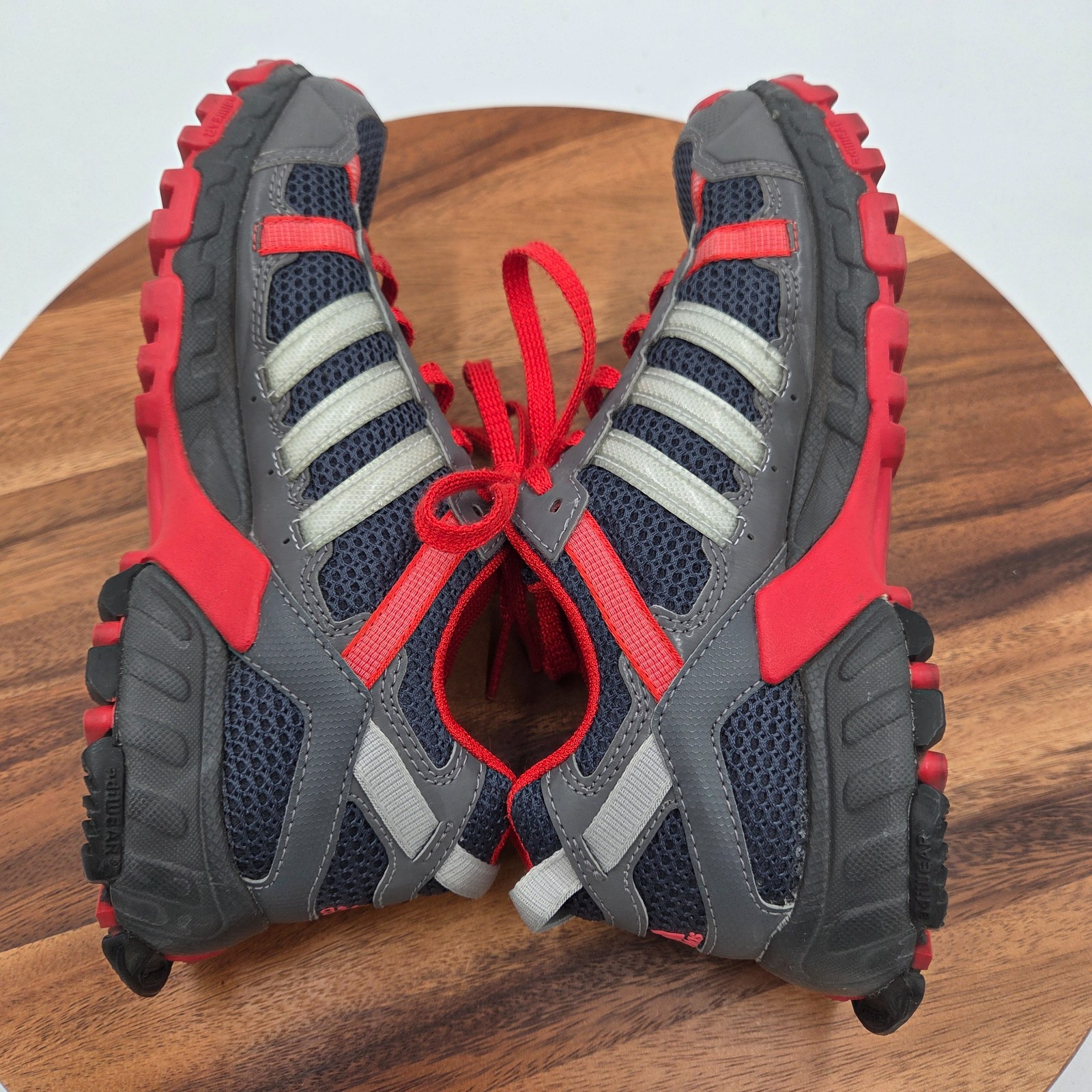 Size 6 Adidas Thrasher 1.1 Trail Wmns Running Shoes Blue-Red Athletic Sneakers
