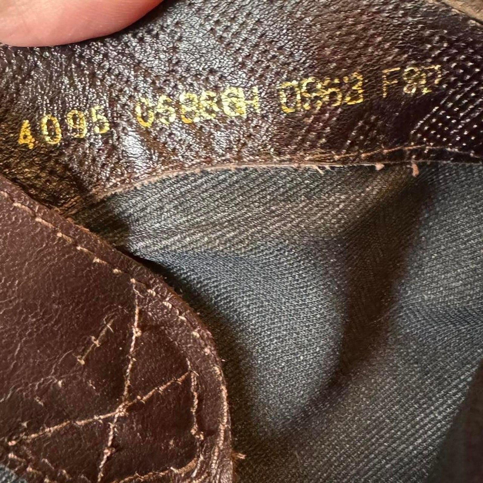 Vintage Brown Leather Slouchy Western Boots Made in Brazil Pointed Toe Boho 8