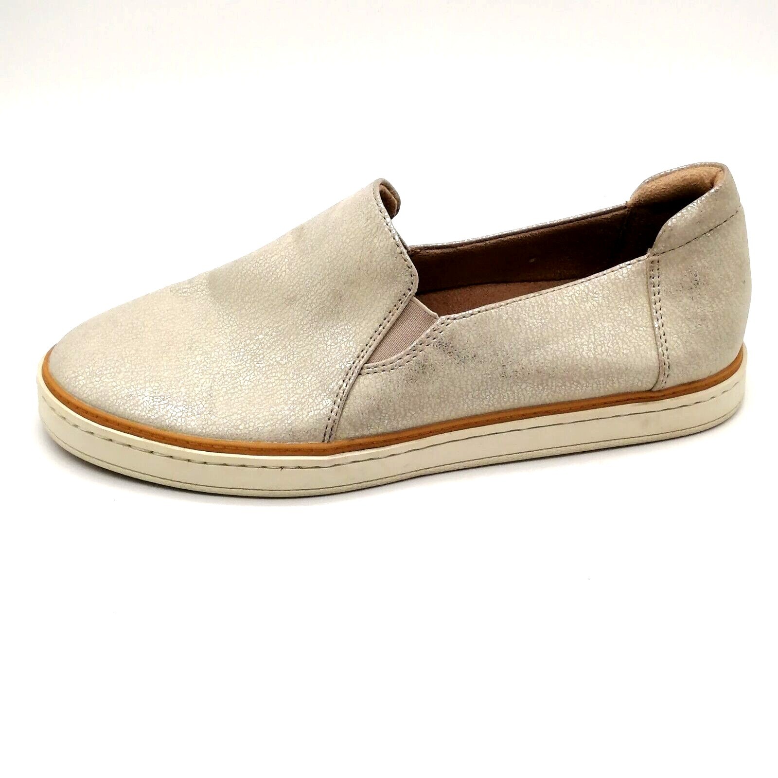 Soul by Naturalizer Shoes Womens Sneaker Kemper2 Ivory 7.5 Slip On Stretch