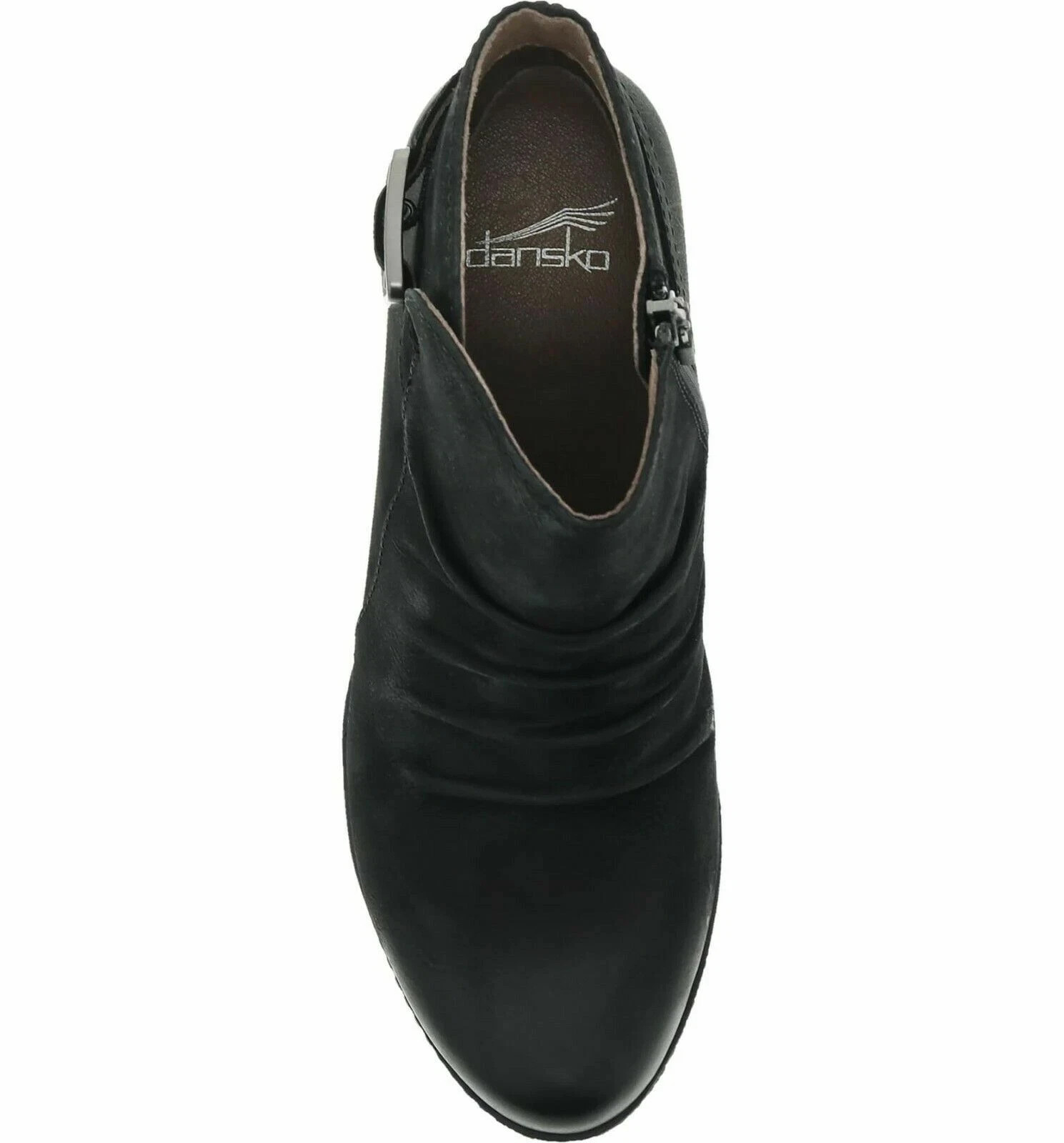 Dansko Lia Black Burnished Nubuck Leather Women’s Comfort Boot – EU 38