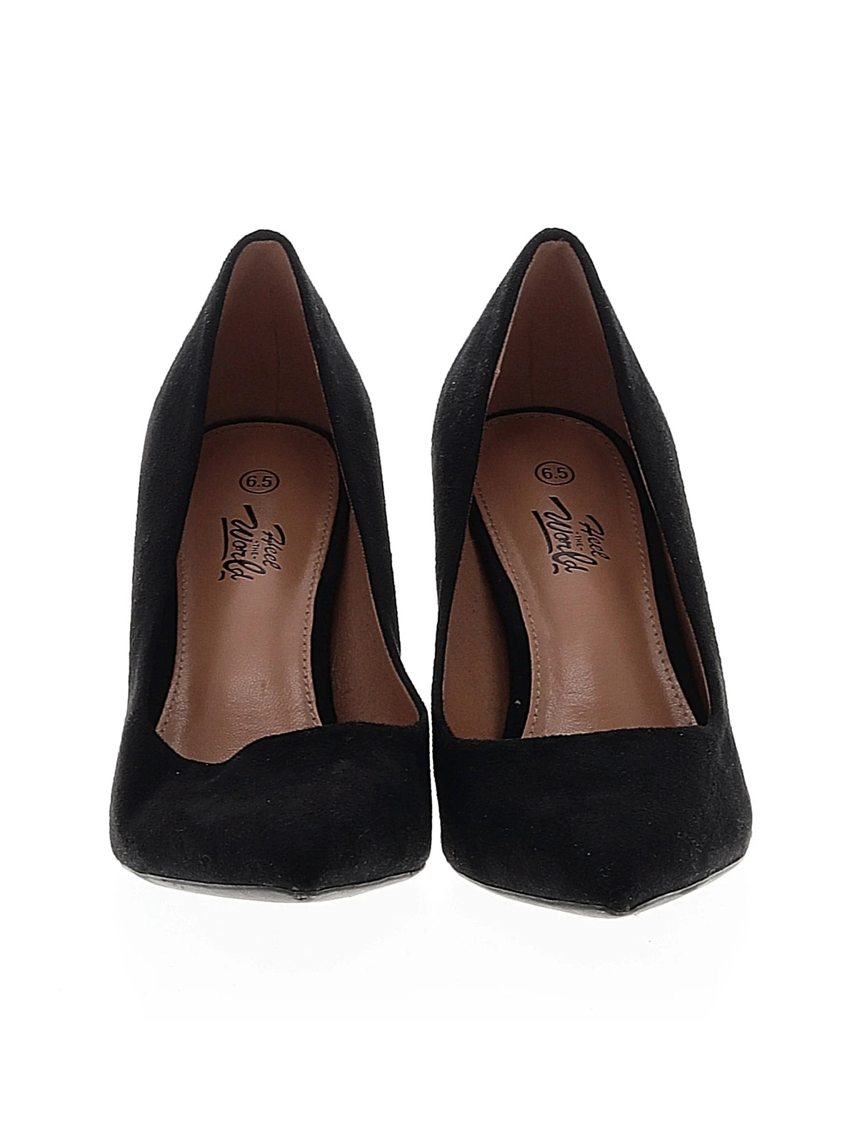Assorted Brands Women Black Heels US 6.5