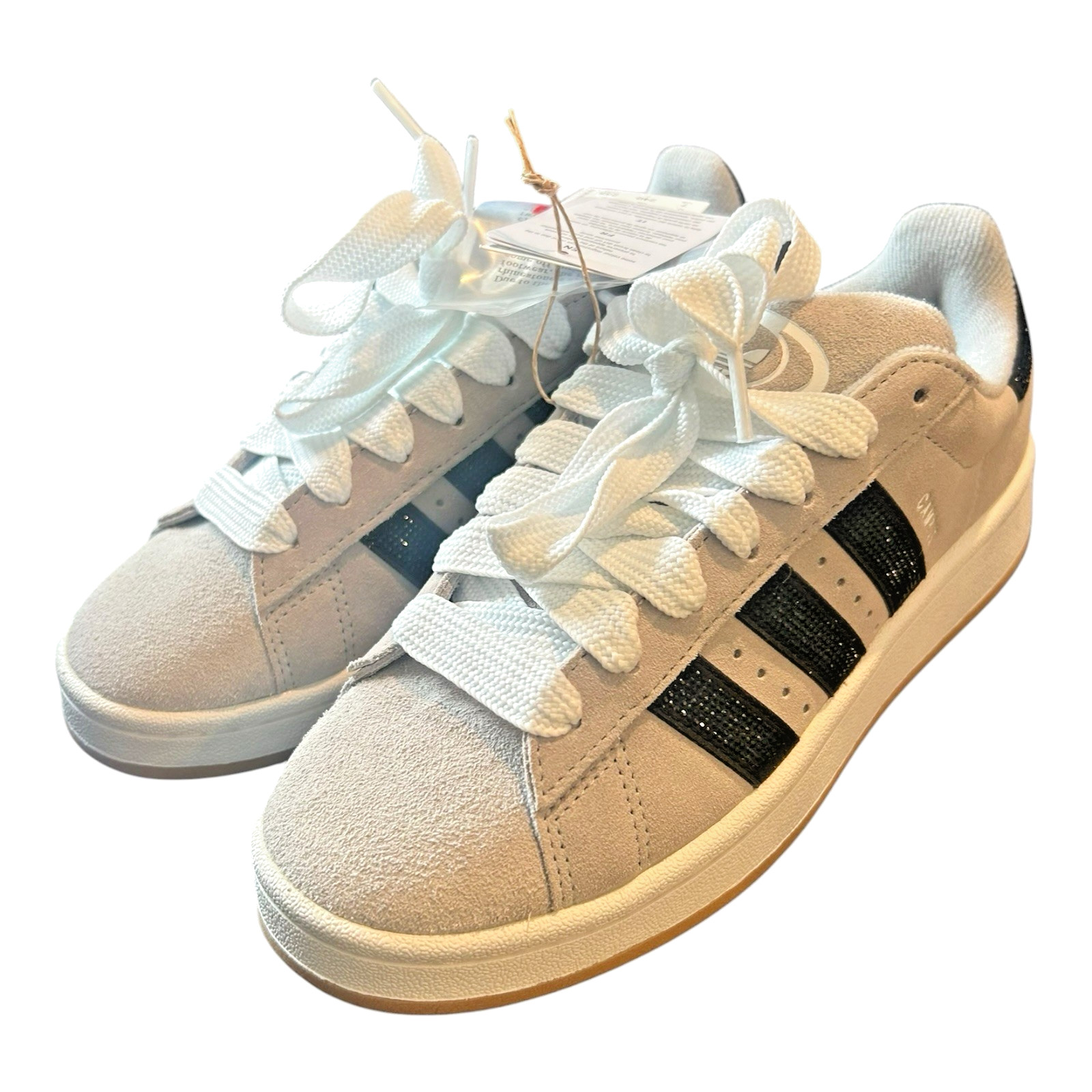 Adidas Campus 00s Rhinestone Black Grey Two Womens IH6830 NIB