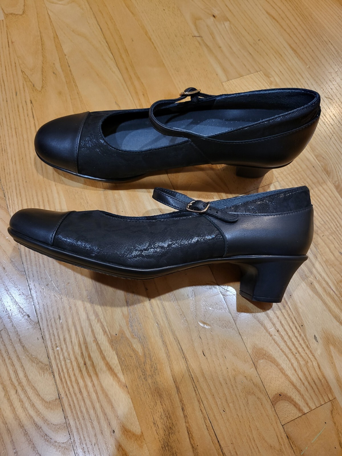 SAS Women Isabel Pump Leather Suede Slip-On Shoe Reptile Print Size 10 N