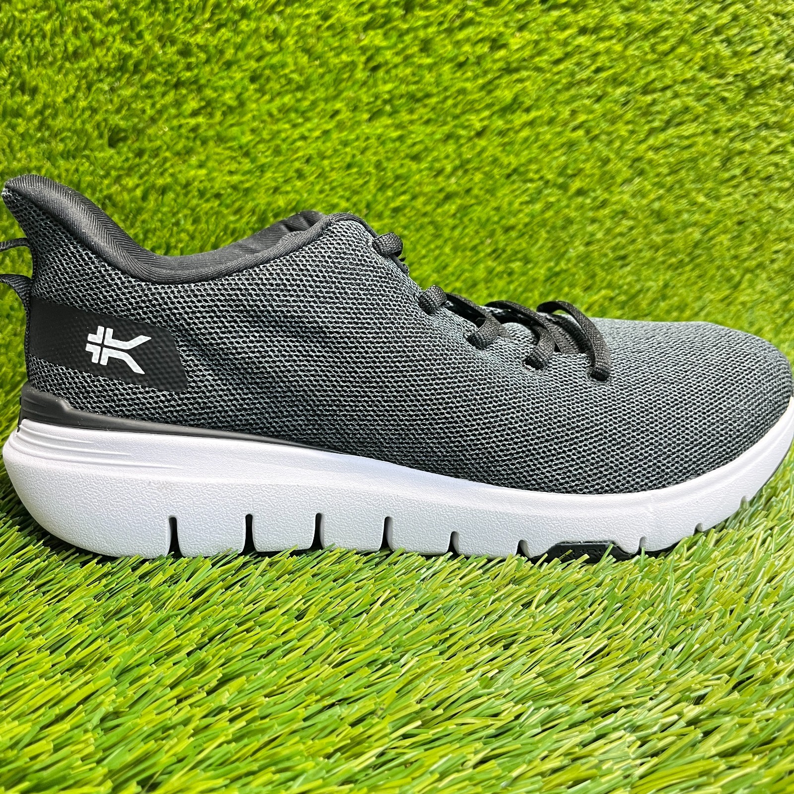 Kuru Flex Via Womens Size 9 Black Gray White Athletic Running Shoes Sneakers