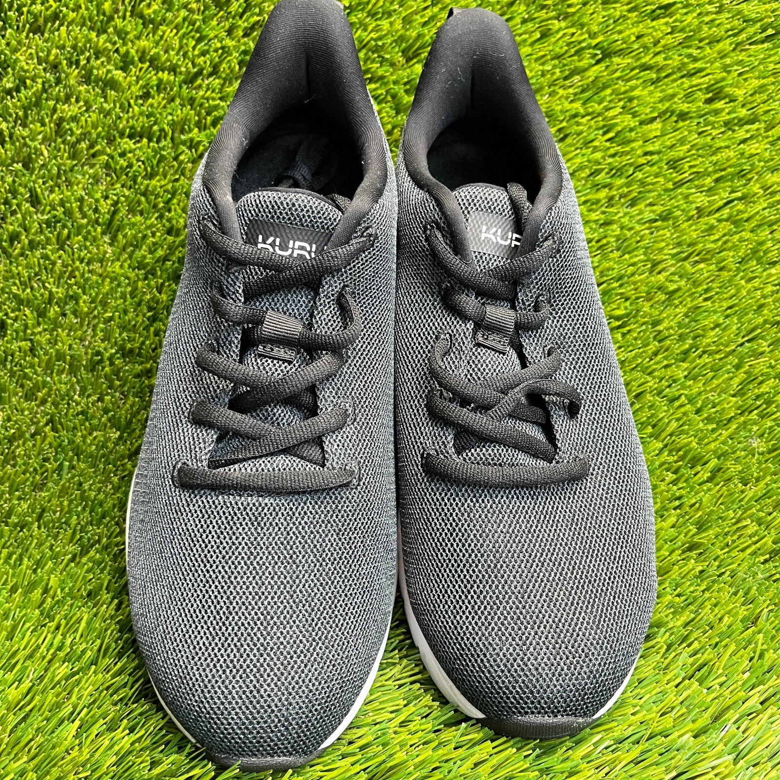 Kuru Flex Via Womens Size 7.5D Black Gray White Athletic Running Shoes Sneakers