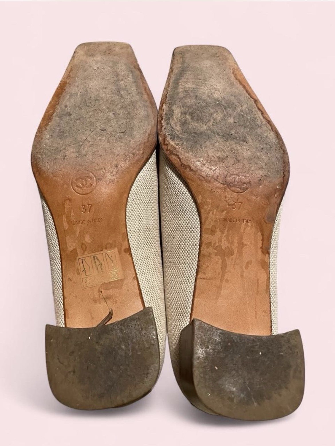 Chanel Ballet Cap Toe Shoes (RARE-Vintage)